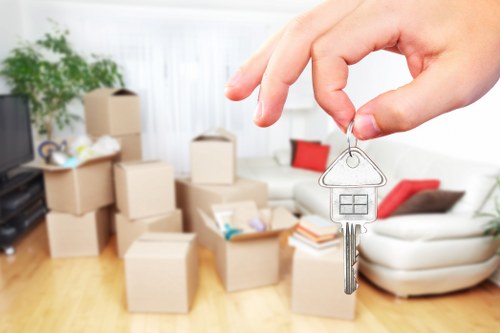 Careful packing materials used for local removals Shepherdsbush household items