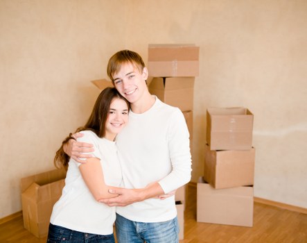 Shepherdsbush moving team handling furniture and boxes with care