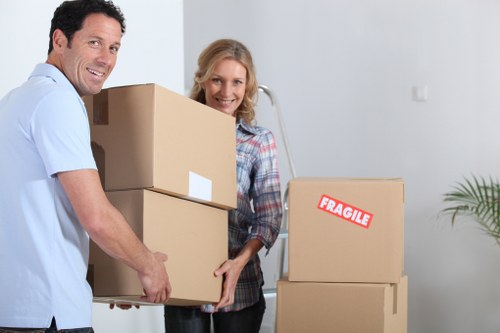 Careful fragile item wrapping by packing experts in Shepherdsbush